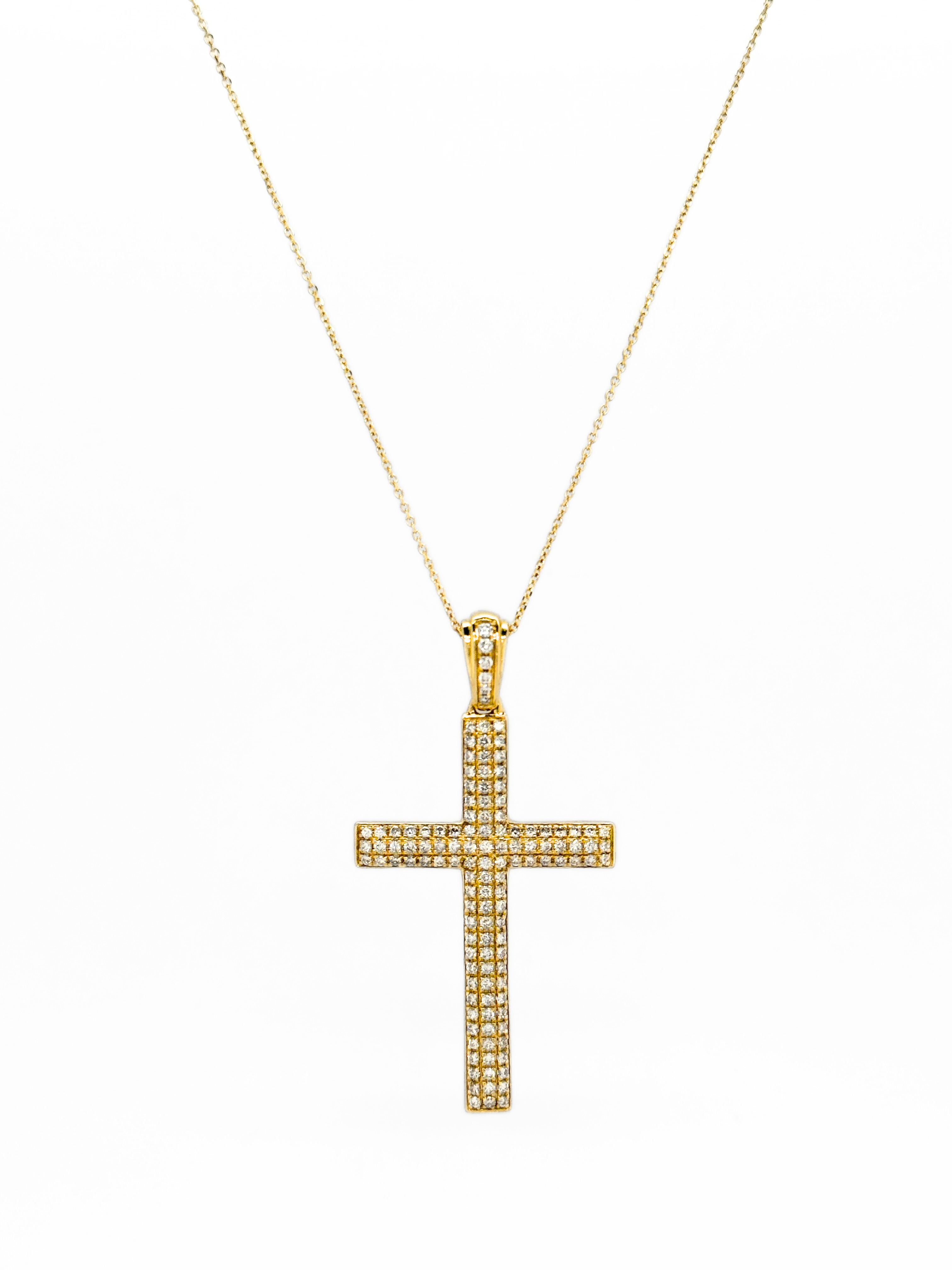 CROSS PENDANT W/CHAIN-400654